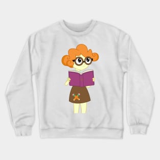 Scribble Dee with a book Crewneck Sweatshirt